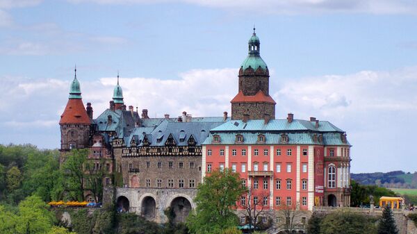 Замок Ксенж в Польше Замок Ксенж в Польше - Sputnik Латвия