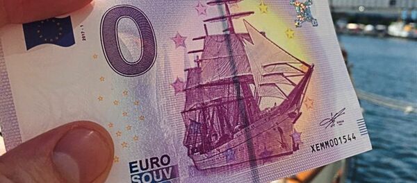 Купюра номиналом ноль евро - Sputnik Latvija