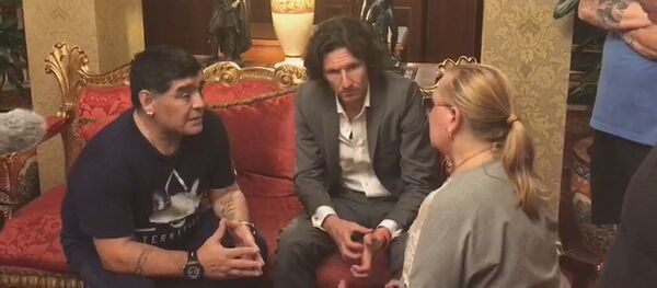 Диего Марадона: Кто сильный, тот и победит - Sputnik Латвия