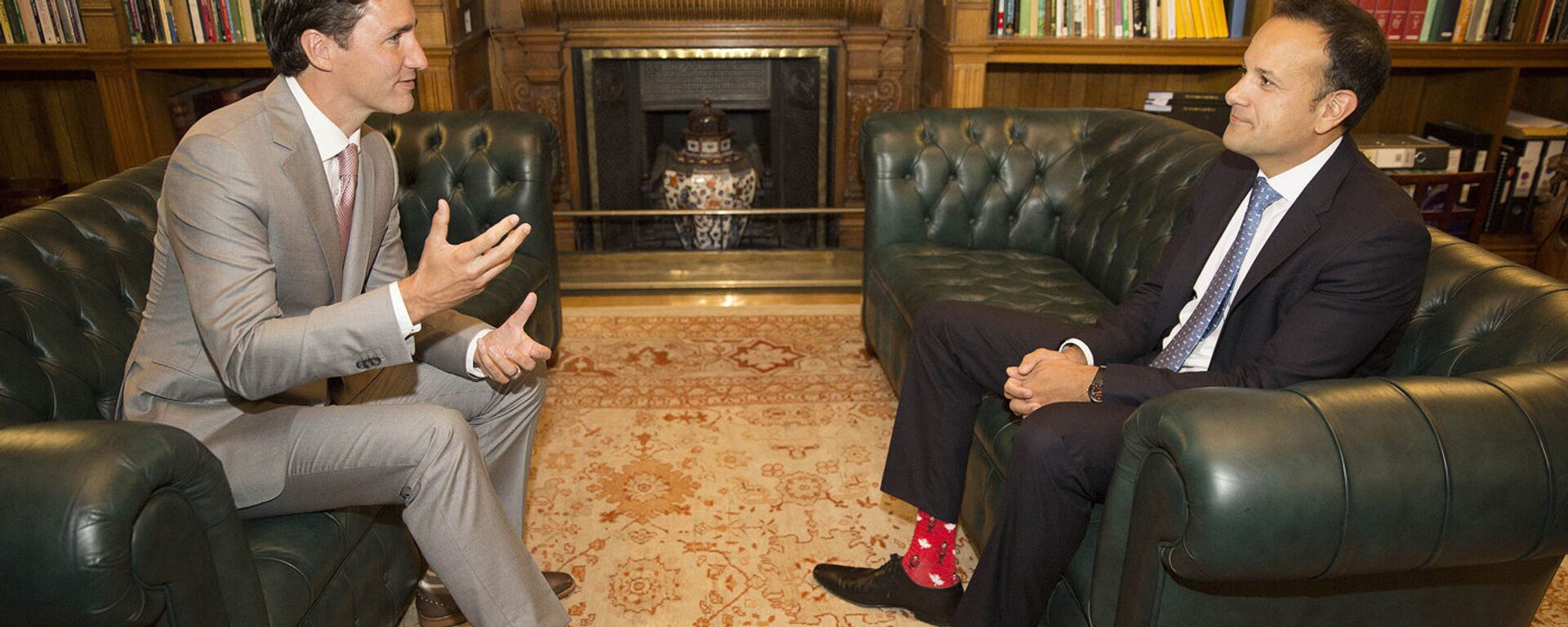 Премьер-министр Канады Джастин Трюдо и премьер-министр Ирландии Лео Варадкар - Sputnik Латвия, 1920, 04.07.2017