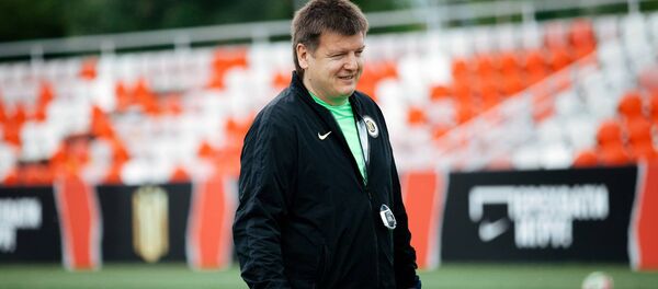 Латвийский футбольный тренер категории Про-УЕФА Юрий Анатольевич Нагайцев - Sputnik Латвия