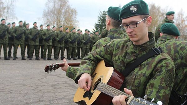 Военнослужащие на присяге в Литве - Sputnik Латвия