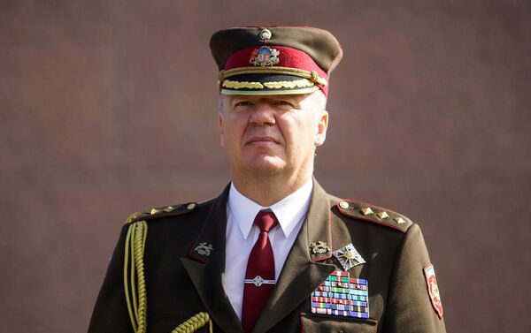 Командир Военной полиции полковник Талис Майорс - Sputnik Латвия