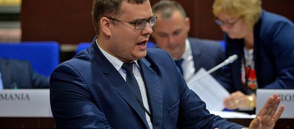 Lietuvas Seima Nacionālās drošības un aizsardzības komitejas loceklis Laurinas Kasčūns Lietuvas Seima Nacionālās drošības un aizsardzības komitejas loceklis Laurinas Kasčūns - Sputnik Latvija