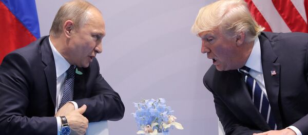 Krievijas prezidents Vladimirs Putins un ASV prezidents Donalds Tramps Krievijas prezidents Vladimirs Putins un ASV prezidents Donalds Tramps - Sputnik Latvija