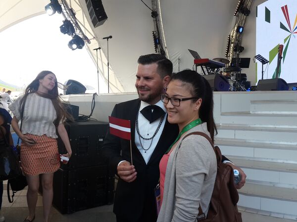 Национальный день в павильоне Латвии на ЭКСПО  2017 - Sputnik Латвия