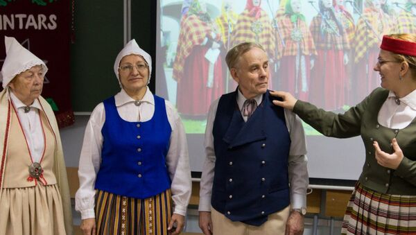 Фестиваль латышского костюма в Красноярске - Sputnik Латвия