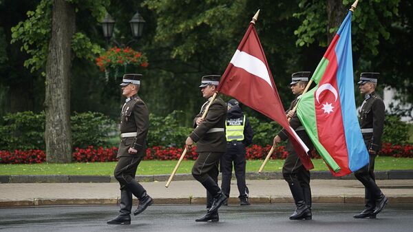 Официальный визит президента Азербайджана Ильхама Алиева в Латвию  - Sputnik Латвия