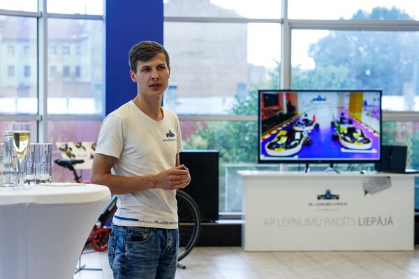 Артис Даугинс - исполнительный директор трассы электрокартинга - Sputnik Латвия