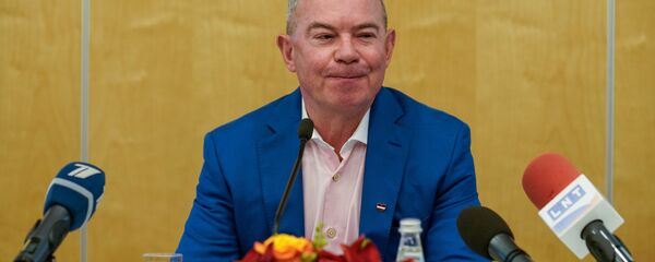 Пресс-конференция мэра Вентспилса Айварса Лембергса - Sputnik Latvija