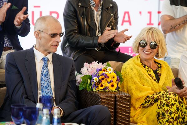 Мэр Юрмалы  Гатис Трукснис и Лайма Вайкуле - Sputnik Латвия