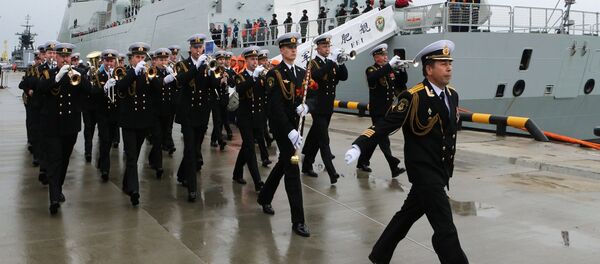Отряд из трех кораблей ВМС Китая прибыл в Балтийск Отряд из трех кораблей ВМС Китая прибыл в Балтийск - Sputnik Latvija