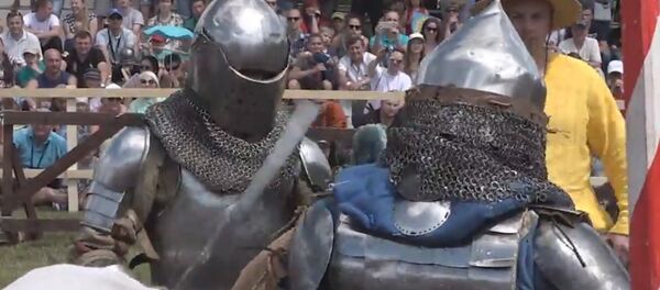 Bruņinieku turnīrs un Galmu kauja Dudutkos - Sputnik Latvija