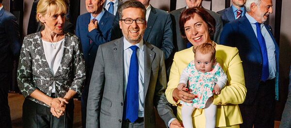 Майлис Репс с дочерью - Sputnik Латвия