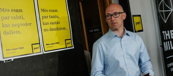 Один из основателей новой политической партии, бывший министр экономики Латвии Даниэль Павлютс - Sputnik Латвия