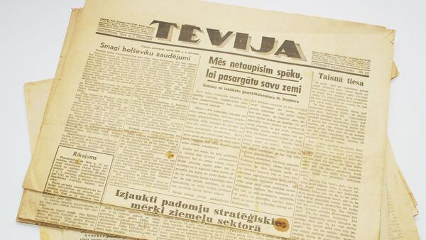 Газета Tevija - Sputnik Латвия