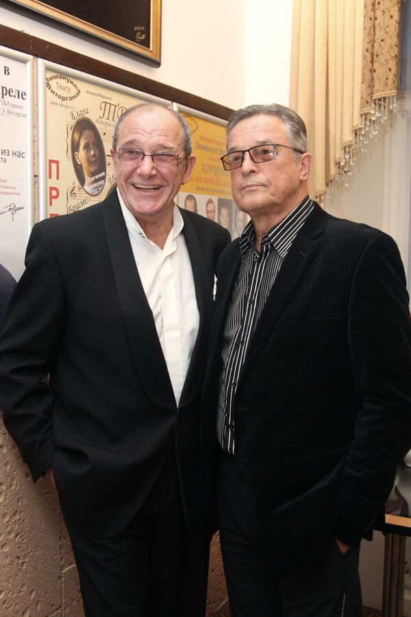 Празднование Всемирного дня театра в центре Эммануила Виторгана Празднование Всемирного дня театра в центре Эммануила Виторгана - Sputnik Латвия