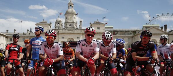 Перед началом веломарафона RideLondon - Sputnik Латвия