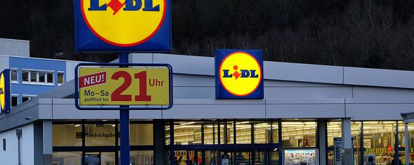 Общий вид немецкого супермаркета сети Lidl - Sputnik Латвия