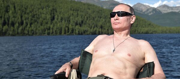 Президент РФ В.Путин провел отпуск в Республике Тыва - Sputnik Латвия