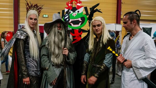 Герои сказки Хоббит позируют перед камерой - Sputnik Латвия