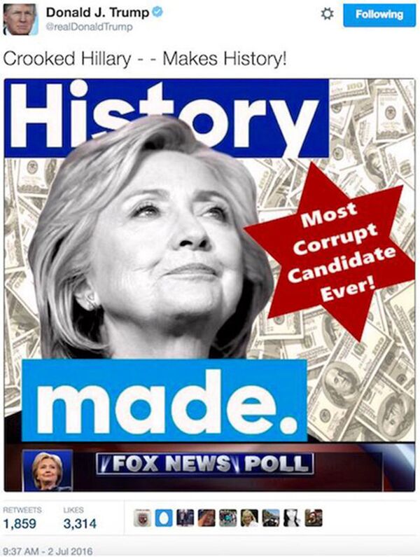 Пост в Twitter-аккаунте президента США Дональда Трампа Пост в Twitter-аккаунте президента США Дональда Трампа - Sputnik Латвия