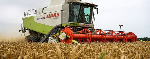 Уборка пшеницы Уборка пшеницы - Sputnik Latvija