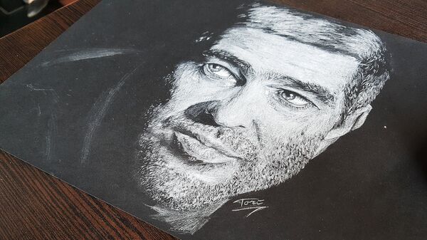 Портрет, созданный Викторией - Sputnik Латвия