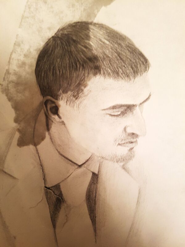 Портрет, созданный Викторией - Sputnik Латвия