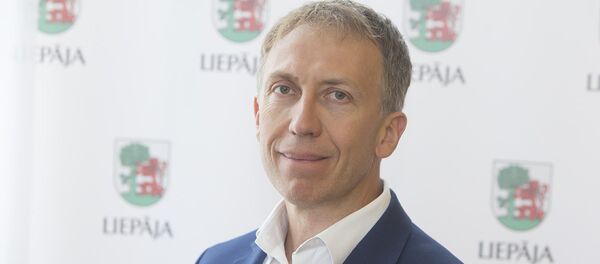 Мэр Лиепаи Янис Вилнитис  Мэр Лиепаи Янис Вилнитис  - Sputnik Latvija