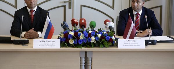 Latvijas un Krievijas starpvaldību komitejas 7. forums Latvijas un Krievijas starpvaldību komitejas 7. forums - Sputnik Latvija