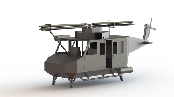 Макет вертолета Falcon для аэропорта в Словении - Sputnik Латвия