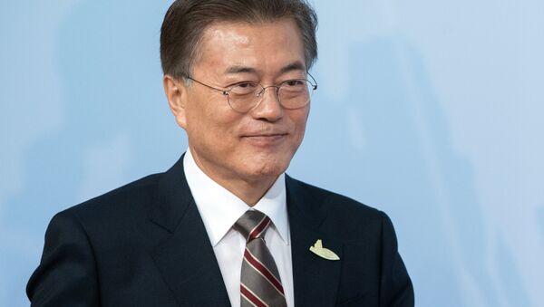 Президент Южной Кореи Мун Чжэ Ин - Sputnik Латвия