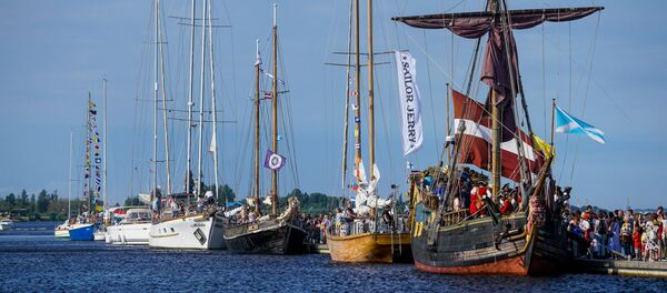 Международный фестиваль классических парусников - Sputnik Латвия