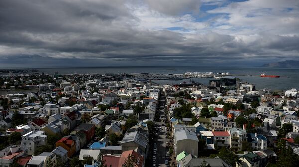 Вид на Рейкьявик, столицу Исландии - Sputnik Латвия