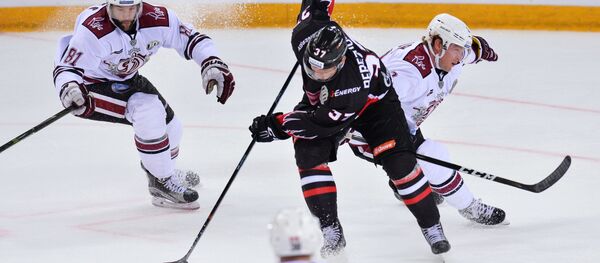 Хоккей. КХЛ. Матч Авангард - Динамо (Рига) Хоккей. КХЛ. Матч Авангард - Динамо (Рига) - Sputnik Латвия