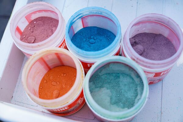 Натуральные красители для придания сахарной вате различных оттенков - Sputnik Латвия