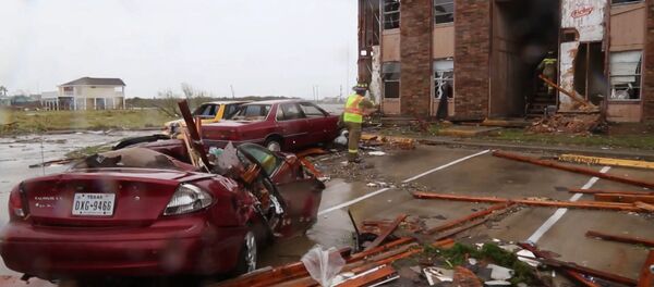 Последствия урагана Харви в американском Рокспорте - Sputnik Латвия