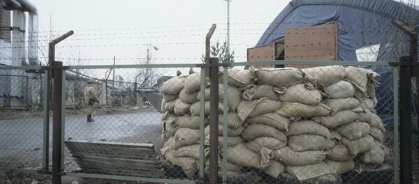 База рижского ОМОНа, 1991 год База рижского ОМОНа, 1991 год - Sputnik Latvija