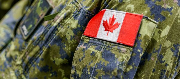 Эмблема канадского военного контингента в Латвии - Sputnik Латвия