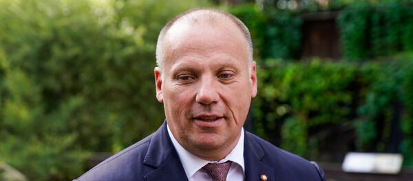 Министр обороны Латвии Раймонд Бергманис Министр обороны Латвии Раймонд Бергманис - Sputnik Latvija