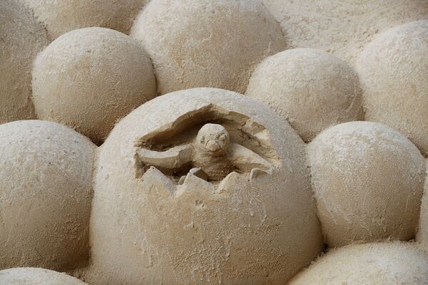 Замок строился в течение трех с половиной недель - Sputnik Latvija