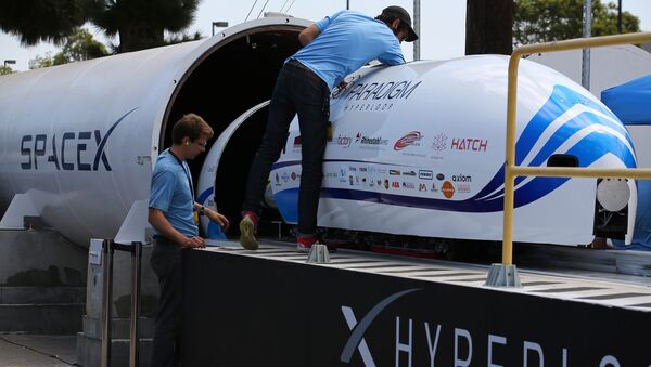 Hyperloop One izmēģinājums - Sputnik Latvija