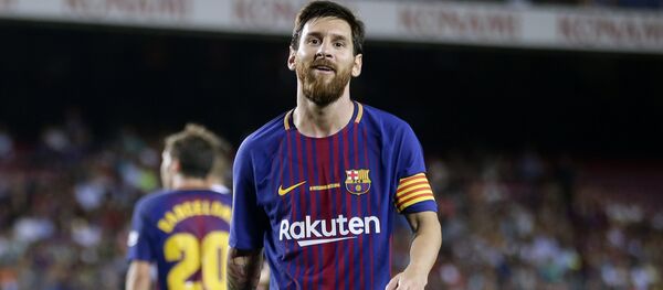 Нападающий сборной Аргентины Лионель Месси - Sputnik Latvija