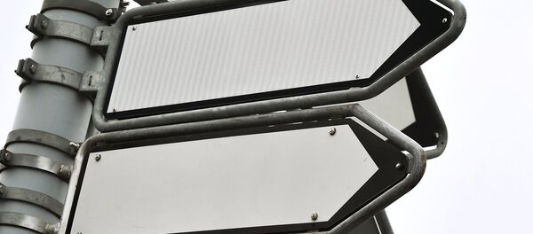 Дорожный указатель на улице - Sputnik Латвия