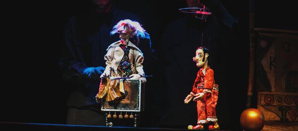 Открытие мультимедийного проекта Резо Габриадзе Необыкновенная выставка - Sputnik Latvija