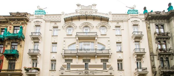 Дом архитектора Михаила Эйзенштейна по адресу ул. Альберта 4 - Sputnik Латвия