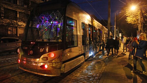 Художественный трамвай - Sputnik Латвия