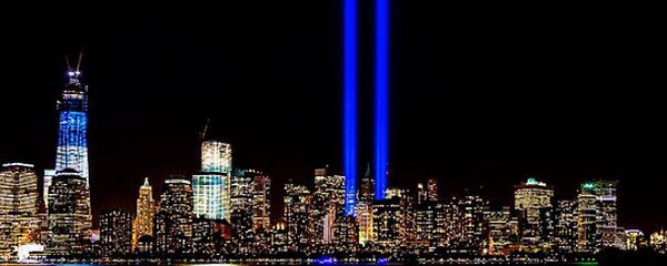 Световые инсталляции в память об 11 сентября 2001 года - Sputnik Latvija
