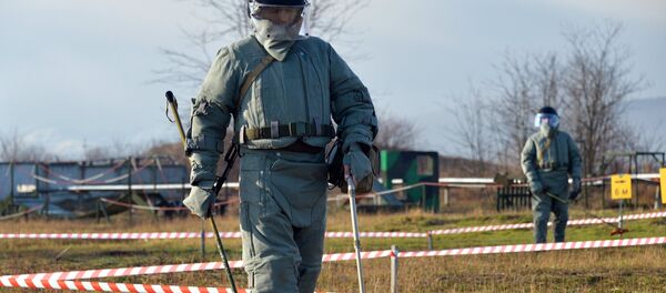 Krievijas BS Inženieru spēku vienību mācības. Foto no arhīva Krievijas BS Inženieru spēku vienību mācības. Foto no arhīva - Sputnik Latvija